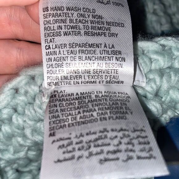 Charter Club Ruffle-Knit Boa Scarf Green One Size - Picture 4 of 5